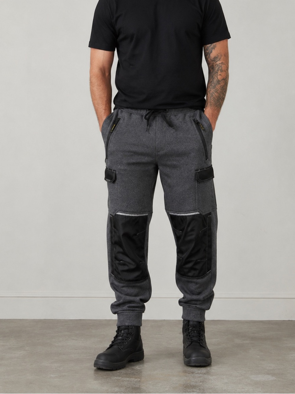 NAT’S NT8000 Fleece Work Pants – Men’s Large – Reinforced Knees – NWT